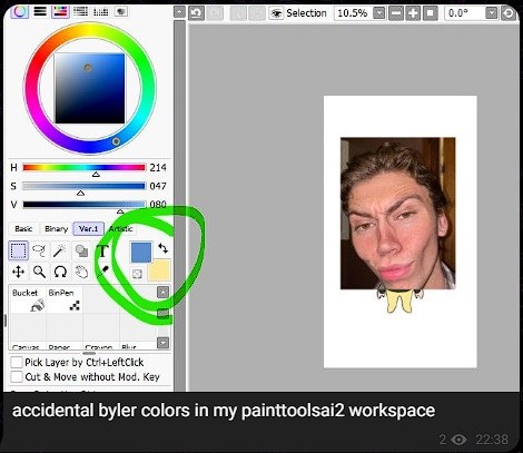 accidental byler colors in my painttoolsai2 workspace